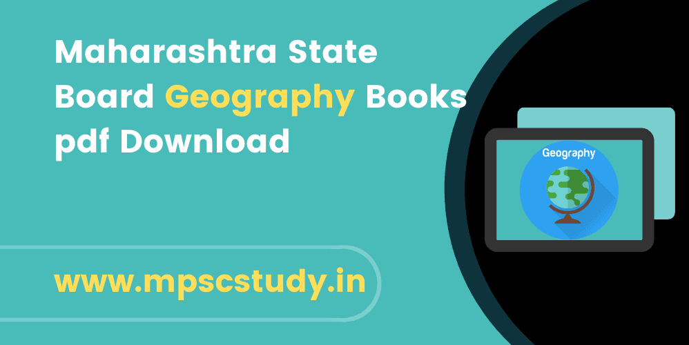 Maharashtra State Board Geography Books pdf Download
